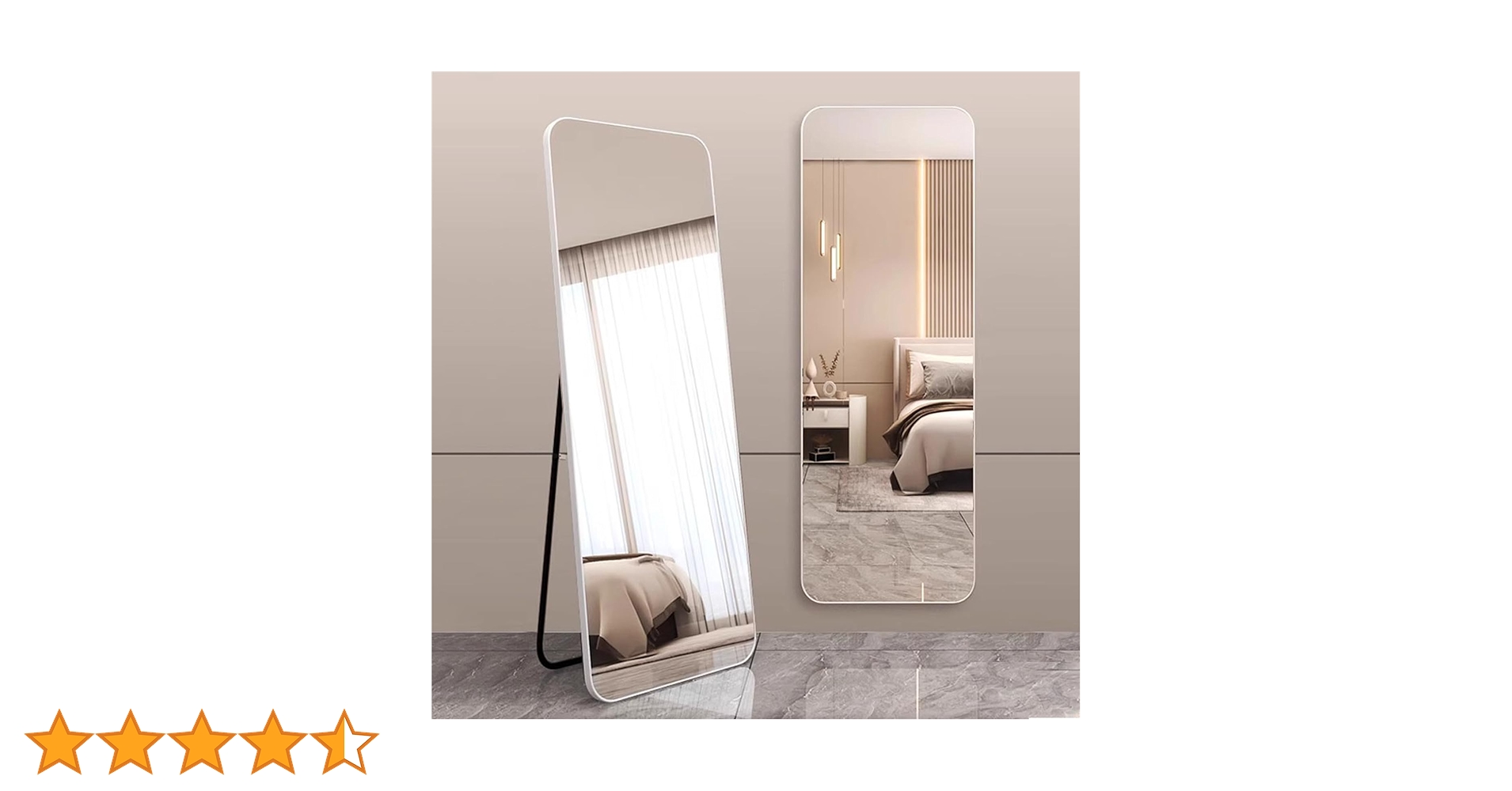 全身鏡 2way 姿見鏡 壁掛け スタンドミラー 幅47x高157cmホワイト Amazon.co.jp: WISDHM 全身鏡 2way 姿見鏡 壁掛け スタンドミラー 幅